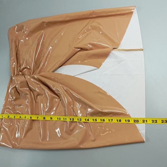 Skims Swim Mini Skirt Women 2X Ochre Textured Bikini Story Sarong Cover Up Beach - Picture 13 of 15